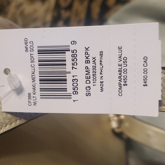 ** BNWT**Authentic Coach BackPack Bag - Picture 7 of 17